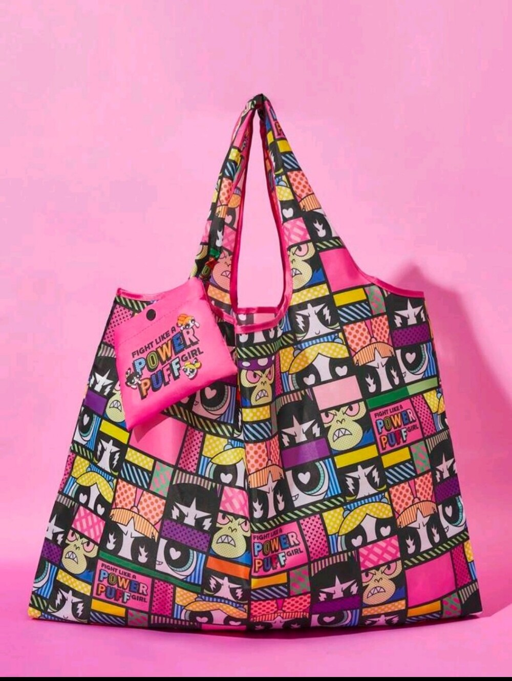 Power Puff Girls Multicolor Reusable Tote Bag